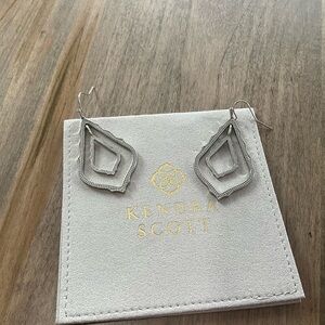 Kendra Scott Silver Geometric Earrings